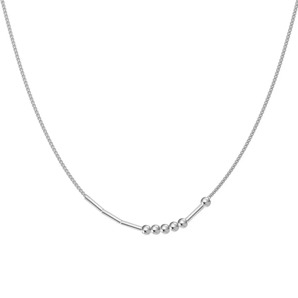 Custom Letters Morse Code 316 Stainless Steel Name Necklaces for Adding a Touch of Mystery Anniversary Birthday Gift for Lover