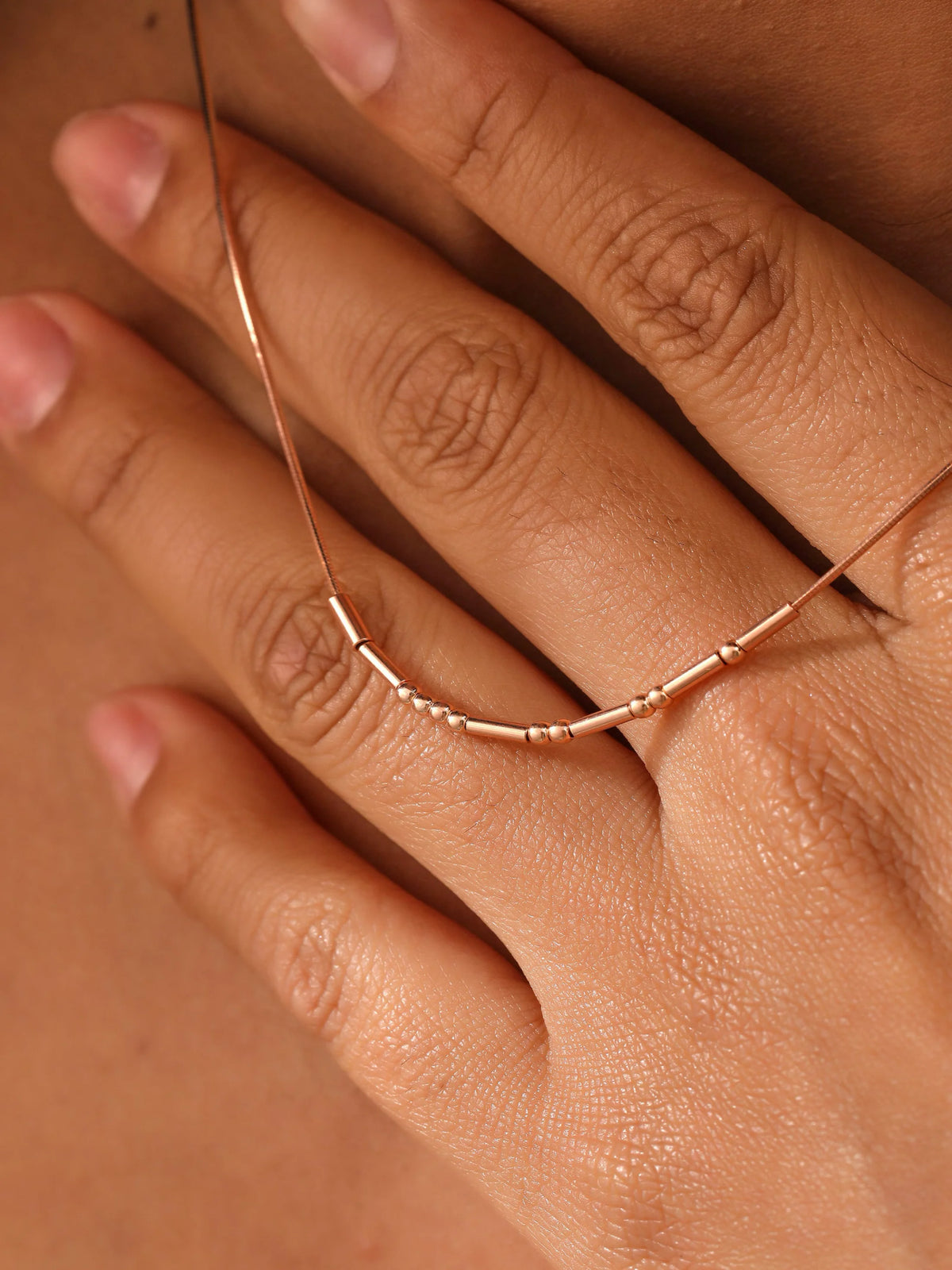 Morse Code Necklace